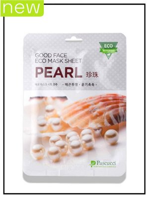 Маска для лица тканевая с экстрактом жемчуга Pascucci Mask Sheet Good Face Eco Pearl, 23 мл