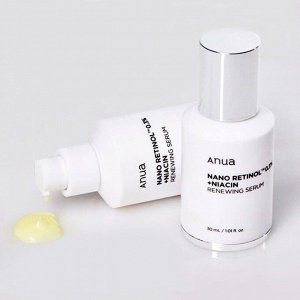 ANUA Nano Retinol 0,3% + Niacin Renewing Serum 30ml - Осветляющая сыворотка с ретинолом и ниацинамидом