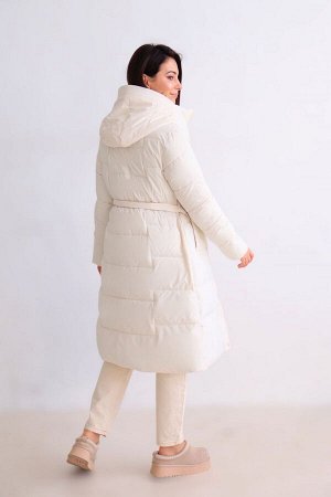 Пальто + ДЛИНА: 101 (+-3) см.
+ СОСТАВ: ПЭ 100%; подклад: ПЭ 100%; утеплитель: 150 г/м
+ ПАРАМЕТРЫ МОДЕЛИ: 81/60/91, рост модели 165 см.
+ ОБРАЗЕЦ НА МОДЕЛИ: 42