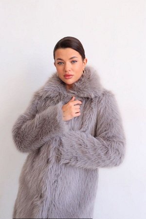 Шубка серая