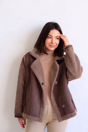 Дублёнка + ДЛИНА: 62 (+-3) см.
+ СОСТАВ: ПЭ 90%, спандекс 10%
+ ПАРАМЕТРЫ МОДЕЛИ: 81/60/91, рост модели 165 см.
+ ОБРАЗЕЦ НА МОДЕЛИ: 42