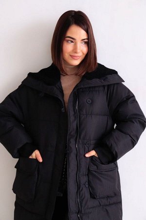 Пальто + ДЛИНА: 92 (+-3) см.
+ СОСТАВ: ПЭ 100%; подклад: ПЭ 100%; утеплитель: 150 г/м
+ ПАРАМЕТРЫ МОДЕЛИ: 81/60/91, рост модели 165 см.
+ ОБРАЗЕЦ НА МОДЕЛИ: 42-44