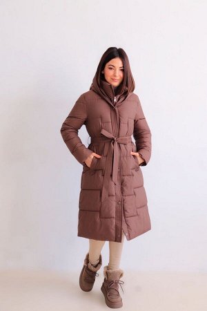 Пальто + ДЛИНА: 101 (+-3) см.
+ СОСТАВ: ПЭ 100%; подклад: ПЭ 100%; утеплитель: 150 г/м
+ ПАРАМЕТРЫ МОДЕЛИ: 81/60/91, рост модели 165 см.
+ ОБРАЗЕЦ НА МОДЕЛИ: 42