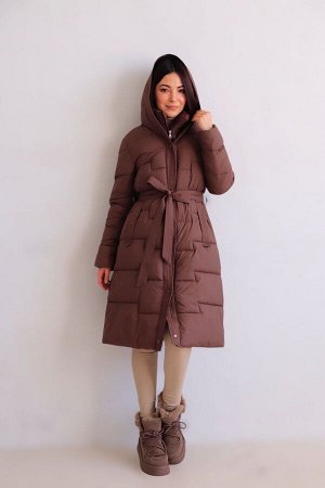 Пальто + ДЛИНА: 101 (+-3) см.
+ СОСТАВ: ПЭ 100%; подклад: ПЭ 100%; утеплитель: 150 г/м
+ ПАРАМЕТРЫ МОДЕЛИ: 81/60/91, рост модели 165 см.
+ ОБРАЗЕЦ НА МОДЕЛИ: 42
