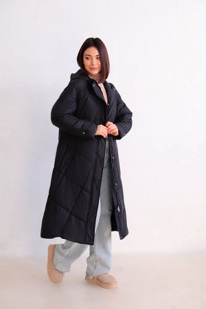 Пальто + ДЛИНА: 110 (+-3) см.
+ СОСТАВ: ПЭ 100%; подклад: ПЭ 100%; утеплитель: 150 г/м
+ ПАРАМЕТРЫ МОДЕЛИ: 81/60/91, рост модели 165 см.
+ ОБРАЗЕЦ НА МОДЕЛИ: 42-44