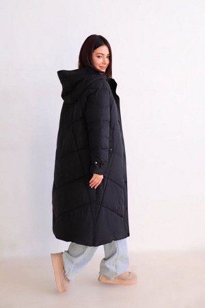 Пальто + ДЛИНА: 110 (+-3) см.
+ СОСТАВ: ПЭ 100%; подклад: ПЭ 100%; утеплитель: 150 г/м
+ ПАРАМЕТРЫ МОДЕЛИ: 81/60/91, рост модели 165 см.
+ ОБРАЗЕЦ НА МОДЕЛИ: 42-44