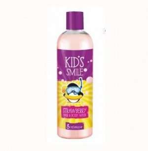 Шампунь, Детский + Гель для душа "Kids Smile" Клубника, Meggi, Беларусь, 500 г