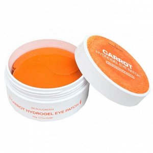 BeauuGreen Carrot Eye Patch, 30pair /Medium Type / - Антиоксидантные гидрогелевые патчи с морковью 30 пар