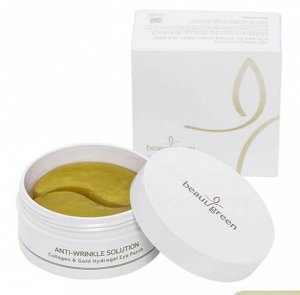 BeauuGreen Collagen Gold Hydrogel Eye Patch, 30pair /Medium Type /- Омолаживающие гидрогелевые патчи с золотом и коллагеном