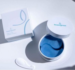 BeauuGreen Coral&Aqua Eye Patch, 30pair /Medium Type / - Гидрогелевые патчи для глаз с кораллом и морской водой 30пар