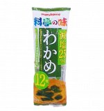 Мисо-суп Marukome Kabushiki с водорослями вакамэ 216 гр (12 порций)