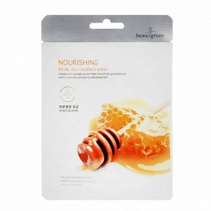 BeauuGreen Premium Red Ginseng Essence Mask, 23g - Тканевая маска с экстрактом красного женьшеня