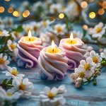 Фигурные свечи, подарки и украшения 💝 Быстрая доставка