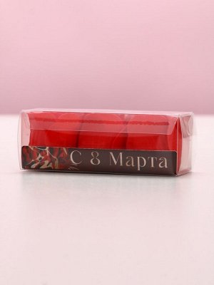 Мыло лепестковое «С 8 Марта», 3 шт., аромат цветочный, Чистое счастье