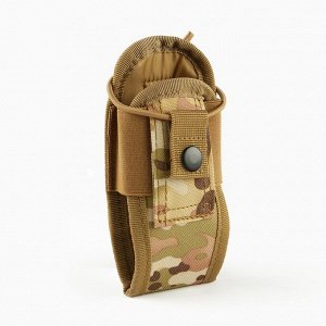 Подсумок тактический для рации Baofeng, 6.5?5?15 см, на пояс и бронежилет, MOLLE, мультикам