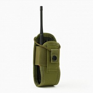 Подсумок тактический под рацию Baofeng, 6.5?5?15 см, на пояс и бронежилет, MOLLE, олива