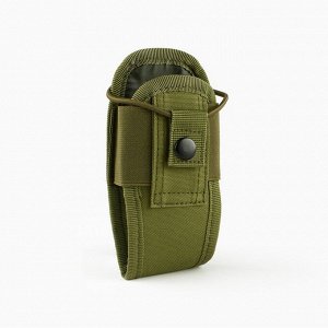 Подсумок тактический под рацию Baofeng, 6.5?5?15 см, на пояс и бронежилет, MOLLE, олива