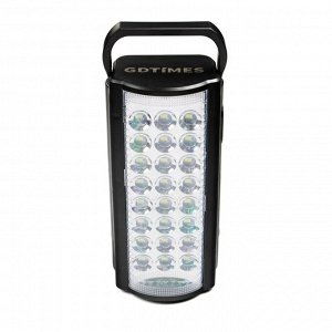 Фонарь аккумуляторный светодиодный, USB, 24 LED, 60 ч, 1000 лм, 3 режима, 4500 мАч