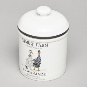 Банка для хранения "Family Farm" 500 мл, высота 14 см, 1 шт.