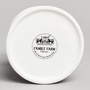 Сахарница FAMILY FARM, 200 мл, 10x9.5 см, 1 шт.