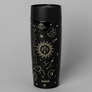 Термокружка "SuperNova Black" 360мл, цв.черный