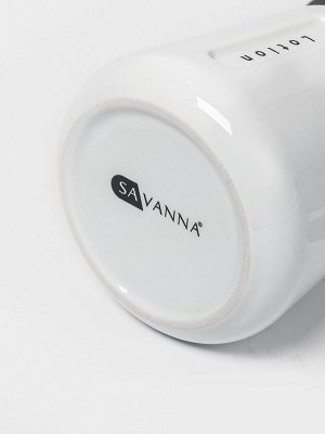 Набор для ванной SAVANNA «Мини», 3 предмета, дозатор для мыла, стакан, мыльница