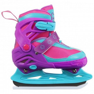 Коньки детские раздвижные Snow Cat, с роликовой платформой.