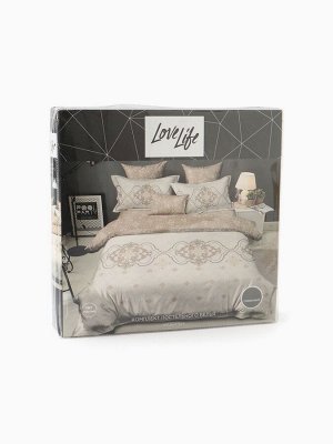 КПБ 1,5сп LoveLife Узоры 150*225см, 150*225см, 50*70см-1шт, 75гр/м2, микрофибра