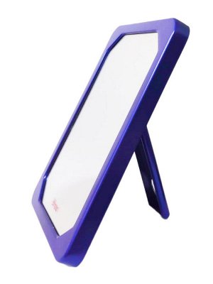 Weisen Зеркало косметическое настольное 9363 SPD, прямоугольное, 11 x 16 см, синий