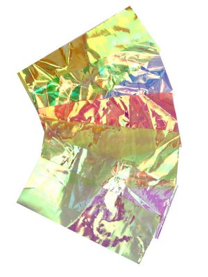 Planet Nails Фольга для дизайна ногтей с эффектом «Битое стекло» 23027, в ассортименте