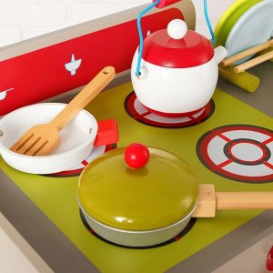 Игровой набор «Стильная кухня», посудка в наборе