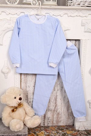 Пижама детская теплая, модель 316, трикотаж (22 размер, Нежность)