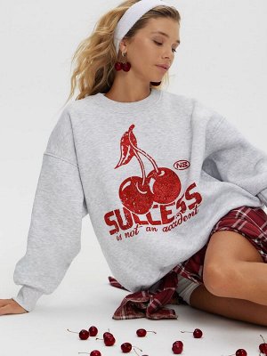 Утепленный свитшот оверсайз Success