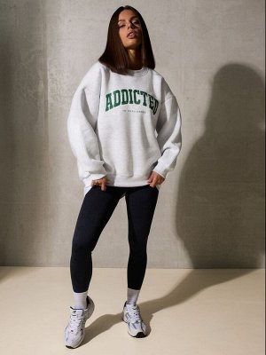 Утепленный свитшот оверсайз ADDICTED