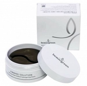 BeauuGreen Sea Cucumber&Black Hydrogel Eye Patch, 30pair / Medium Type/ - Гидрогелевые лифтинг патчи с морским огурцом 30 пар