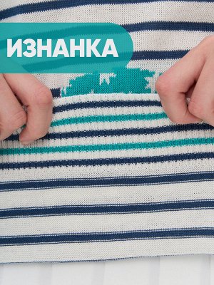 Джемпер женский 7251-40246   796/1783/13391/392665/76 молоко/деним/капри/королевский голубой/звёздный