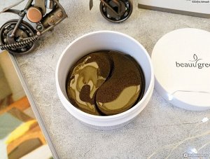 BeauuGreen Sea Cucumber&Black Hydrogel Eye Patch, 30pair / Medium Type/ - Гидрогелевые лифтинг патчи с морским огурцом 30 пар