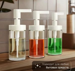 Дозатор стеклянный для жидкого мыла Таккан