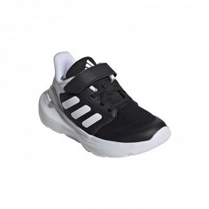 Adidas Tensaur Run 2.0 Kids - Легкие кроссовки с липучкой для детей 2-6 лет с отличной вентиляцией и аммортизацией, черно-белые