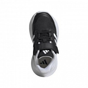 Adidas Tensaur Run 2.0 Kids - Легкие кроссовки с липучкой для детей 2-6 лет с отличной вентиляцией и аммортизацией, черно-белые