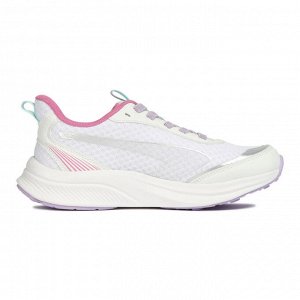 TIGORA Running Shoes WHPK - Беговые кроссовки для детей 6-12 лет, бело-розовые