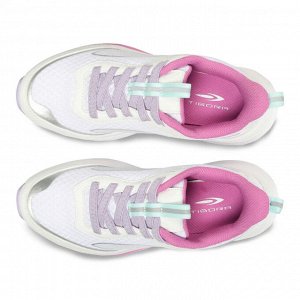 TIGORA Running Shoes WHPK - Беговые кроссовки для детей 6-12 лет, бело-розовые