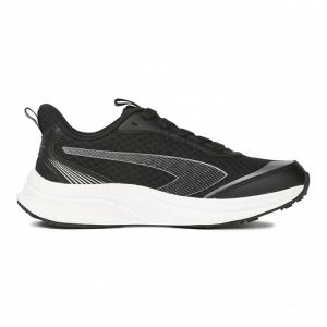 TIGORA Running Shoes BKSV - Беговые кроссовки для детей 6-12 лет, черный с серебром