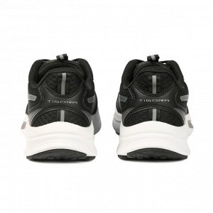 TIGORA Running Shoes BKSV - Беговые кроссовки для детей 6-12 лет, черный с серебром