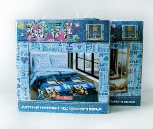 Детское постельное белье из поплина П-058Т