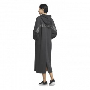 Adidas Warding loose-fit French terry dress - платье свободного кроя из французского трикотажа DARK GRAY