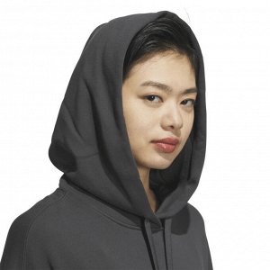 Adidas Warding loose-fit French terry dress - платье свободного кроя из французского трикотажа DARK GRAY