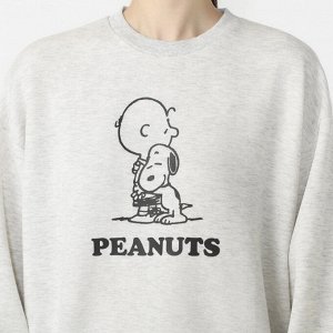 Peanuts Tex Sweat Crew - свитшот с рисунком - NAVY