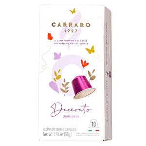 Кофе капсулы CARRARO DECERATO (10 алюминиевых капсул)