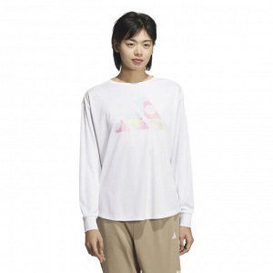 Adidas Long Sleeve Graphic T-Shirt - лонгслив с лого - White